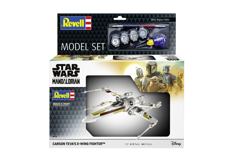 1:57 Revell 66790 Carson Teva&rsquo;s X-Wing &ndash; Star Wars The Mandalorian &ndash; Model Set - Rev66790 4 - REV66790