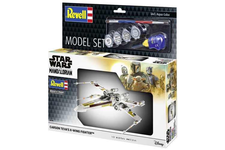 1:57 Revell 66790 Carson Teva&rsquo;s X-Wing &ndash; Star Wars The Mandalorian &ndash; Model Set - Rev66790 5 - REV66790
