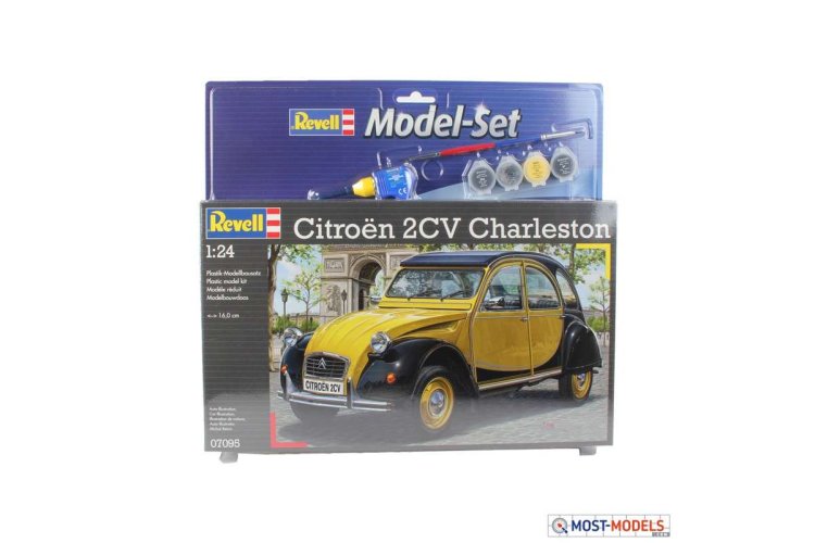 Maquette Citroën 2CV Revell 67095 - Kit De Montage Avec Peinture Et Colle - à Partir De 10 Ans