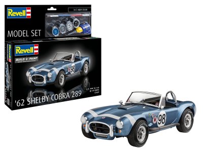 1:25 Revell 67669  62 Shelby Cobra 289 Car - Model Set - Rev67669 1 - REV67669