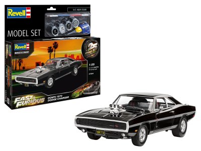 1:25 Revell 67693 Fast & Furious - Dominics 1970 Dodge Charger - Model Set - Rev67693 1x - REV67693