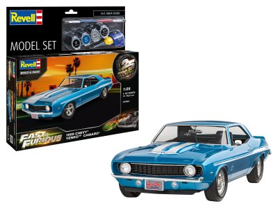 1:25 Revell 67694 Fast & Furious 1969 Chevy Camaro Yenko - Model Set - Rev67694 1x - REV67694