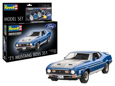 1:25 Revell 67699  71 Ford Mustang Boss 351 - Model Set - Rev67699 1x - REV67699