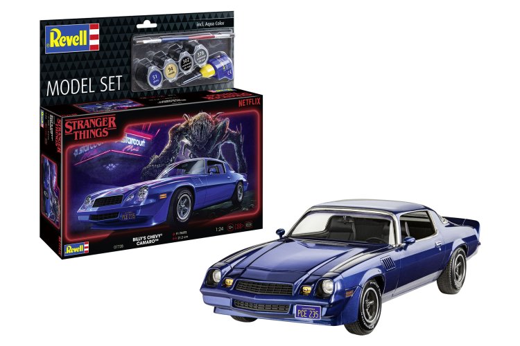 1:25 Revell 67728 Stranger Things - Billy's Chevrolet Chevy Camaro - American Car - Model Set - Rev67728 1 1 - REV67728