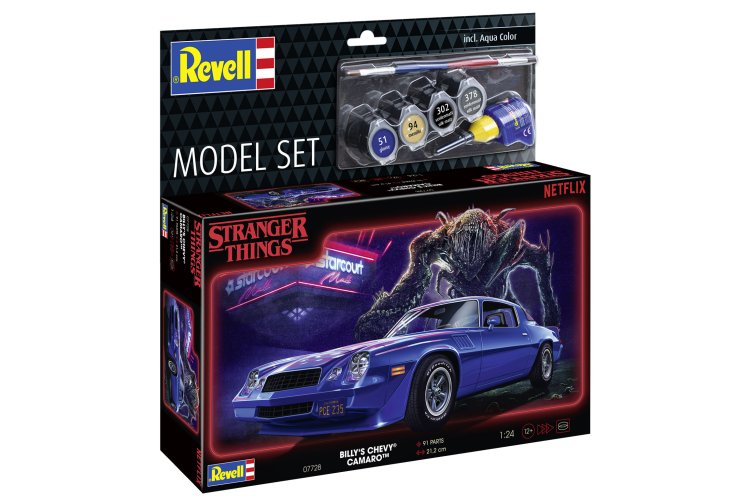 1:25 Revell 67728 Stranger Things - Billy's Chevrolet Chevy Camaro - American Car - Model Set - Rev67728 10 - REV67728