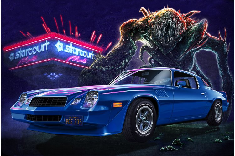 1:25 Revell 67728 Stranger Things - Billy's Chevrolet Chevy Camaro - American Car - Model Set - Rev67728 8 - REV67728