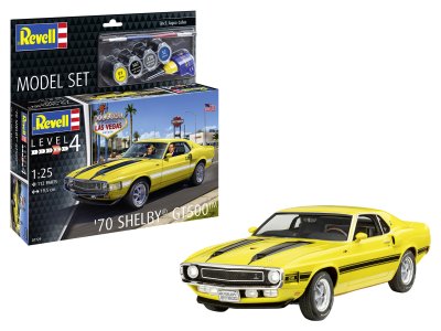 1:25 Revell 67729 Ford 1970 Shelby Mustang GT500 - Amerikaanse Auto - Model Set - Rev67729 1x - REV67729