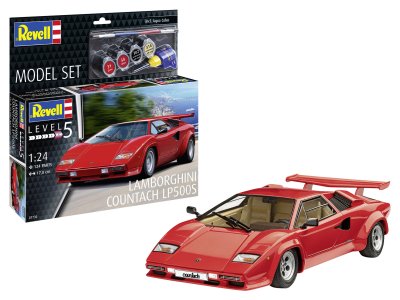 1:24 Revell 67730 Lamborghini Countach LP500S - Sports Car - Model Set - Rev67730 1x - REV67730