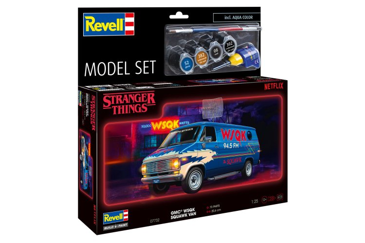 1:25 Revell 67732 Stranger Things - GMC WSQK Squawk Van - Amerikaanse Bestelwagen - Model Set - Rev67732 10 - REV67732