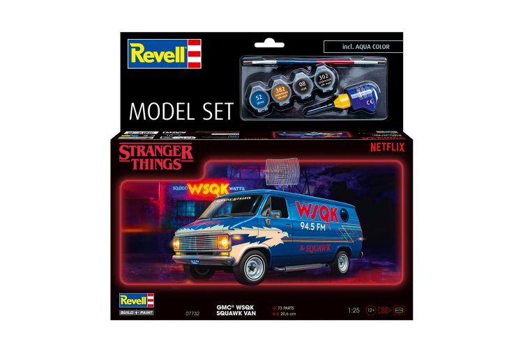 1:25 Revell 67732 Stranger Things - GMC WSQK Squawk Van - Amerikaanse Bestelwagen - Model Set - Rev67732 11 - REV67732