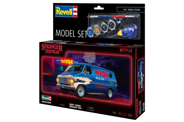 1:25 Revell 67732 Stranger Things - GMC WSQK Squawk Van - Amerikaanse Bestelwagen - Model Set - Rev67732 12 - REV67732