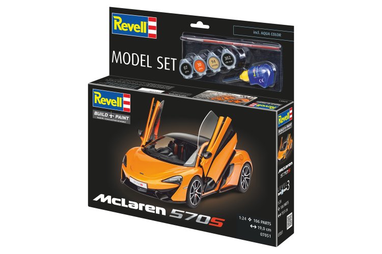 1:24 Revell 67051 McLaren 570S - Britse Supersportauto - Model Set - Rev7051 12 - REV67051