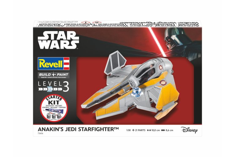 1:58 Revell 73606 Anakin's Starfighter - Star Wars - Starter Kit - Rev73606 4 - REV73606