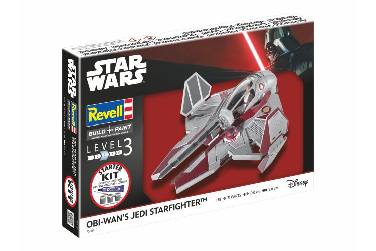 1:58 Revell 73607 Obi-Wan's Starfighter - Star Wars - Starter Kit - Rev73607 3 - REV73607