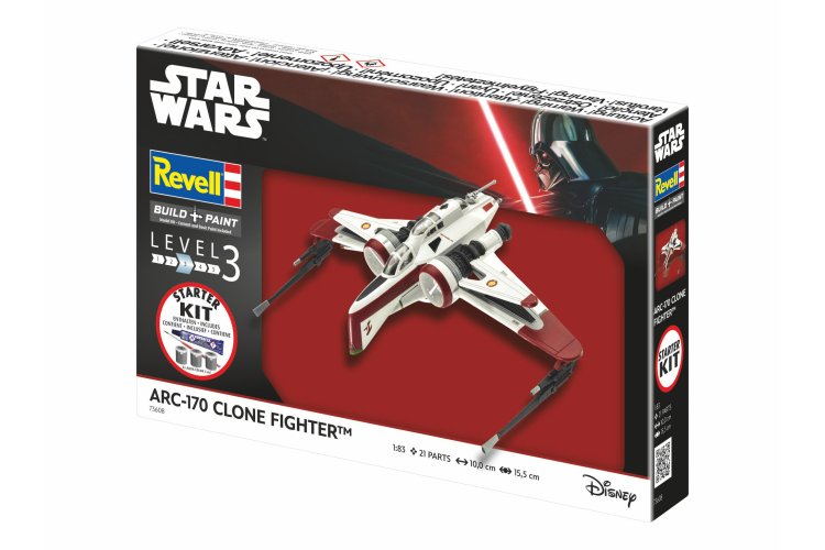 1:83 Revell 73608 ARC-170 Fighter - Star Wars - Starter Kit - Rev73608 3 - REV73608