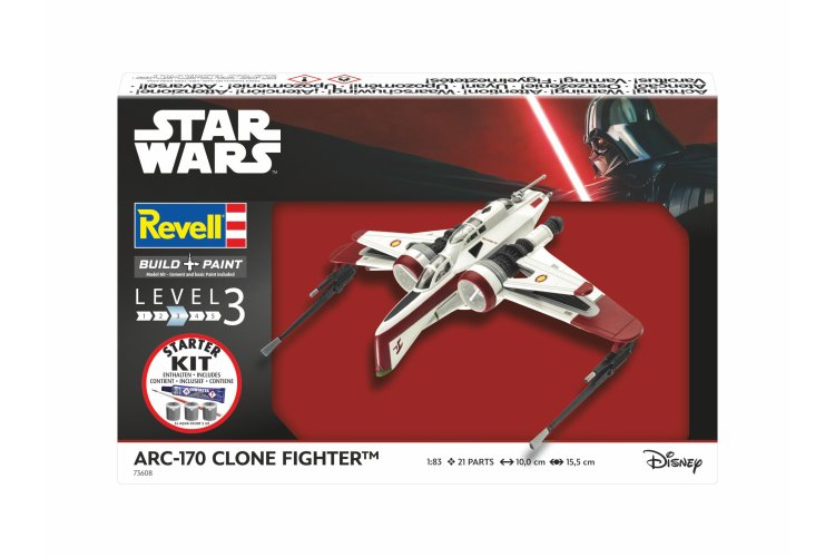 1:83 Revell 73608 ARC-170 Fighter - Star Wars - Starter Kit - Rev73608 4 - REV73608