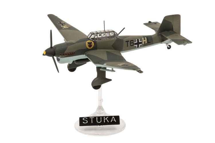 1:144 Revell 73770 Messerschmitt Bf109E & Junkers Ju87B Stuka &ndash; WWII German Propeller Aircraft &ndash; Starter Kit - Rev73770 10 - REV73770