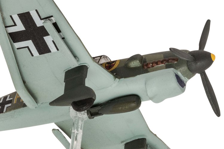 1:144 Revell 73770 Messerschmitt Bf109E & Junkers Ju87B Stuka &ndash; WWII German Propeller Aircraft &ndash; Starter Kit - Rev73770 13 - REV73770