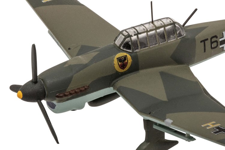 1:144 Revell 73770 Messerschmitt Bf109E & Junkers Ju87B Stuka &ndash; WWII German Propeller Aircraft &ndash; Starter Kit - Rev73770 15 - REV73770
