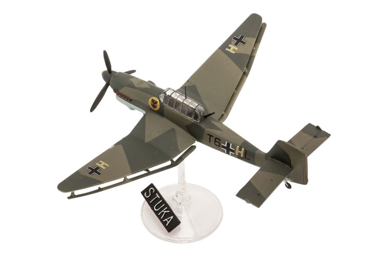 1:144 Revell 73770 Messerschmitt Bf109E & Junkers Ju87B Stuka &ndash; WWII German Propeller Aircraft &ndash; Starter Kit - Rev73770 17 - REV73770