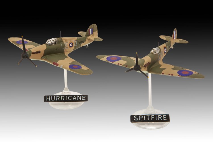 1:144 Revell 73771 Spitfire Mk.1a & Hurricane Mk.1 &ndash; WWII British Propeller Aircraft &ndash; Starter Kit - Rev73771 19 - REV73771