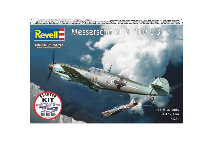 1:72 Revell 73781 Messerschmitt Bf 109E-3 WWII - Duits Jachtvliegtuig - Starter Kit - Rev73781 14 - REV73781