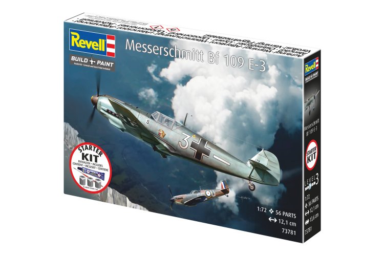 1:72 Revell 73781 Messerschmitt Bf 109E-3 WWII - Duits Jachtvliegtuig - Starter Kit - Rev73781 15 - REV73781