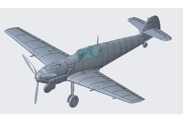 1:72 Revell 73781 Messerschmitt Bf 109E-3 WWII - Duits Jachtvliegtuig - Starter Kit - Rev73781 3 - REV73781