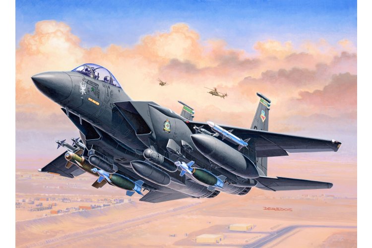1:144 Revell 73972 McDonnell Douglas F-15E Strike Eagle & Bombs &ndash; Jet Fighter &ndash; Starter Kit - Rev73972 4 - REV73972