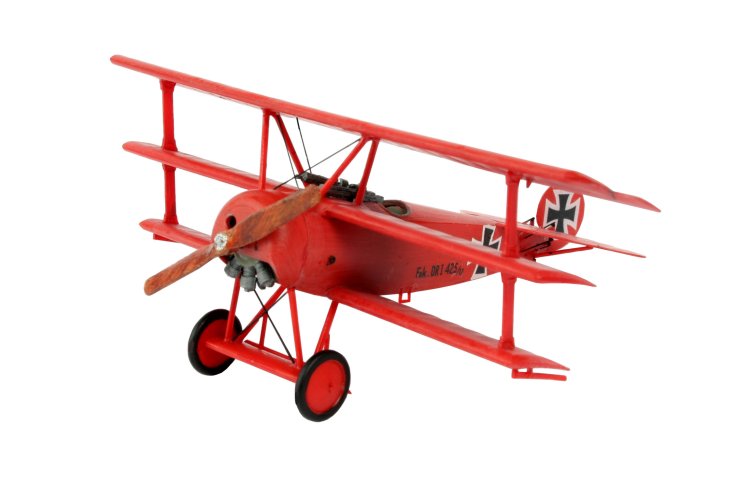 1:72 Revell 74116 Fokker Dr.1 Triplane - WWI Duits Gevechtsvliegtuig - Propellervliegtuig - Starter Kit - Rev74116 2 - REV74116