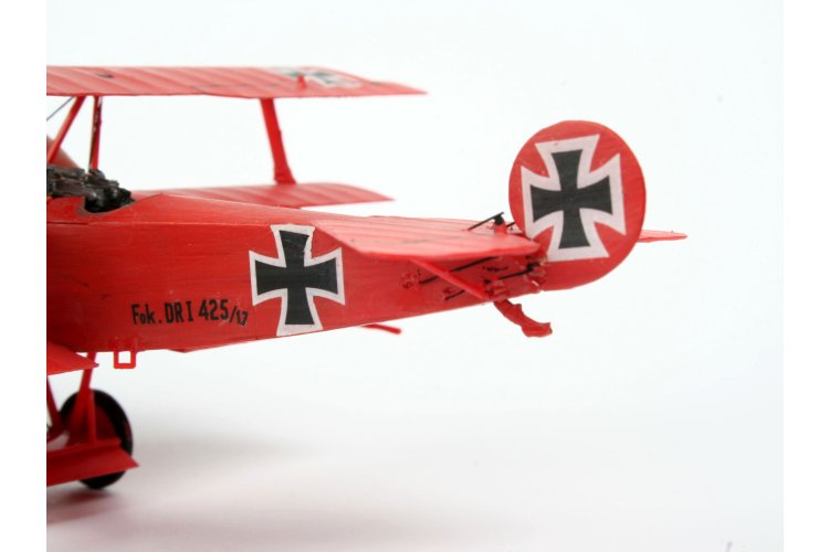 1:72 Revell 74116 Fokker Dr.1 Triplane - WWI Duits Gevechtsvliegtuig - Propellervliegtuig - Starter Kit - Rev74116 3 - REV74116