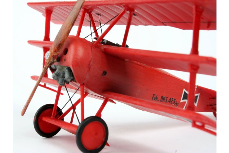 1:72 Revell 74116 Fokker Dr.1 Triplane - WWI Duits Gevechtsvliegtuig - Propellervliegtuig - Starter Kit - Rev74116 5 - REV74116