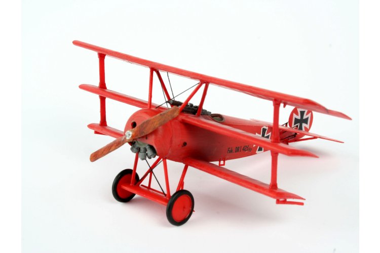 1:72 Revell 74116 Fokker Dr.1 Triplane - WWI Duits Gevechtsvliegtuig - Propellervliegtuig - Starter Kit - Rev74116 6 - REV74116