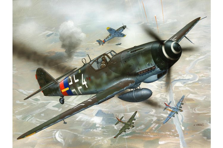 1:72 Revell 74160 Messerschmitt Bf 109 G-10 - Propellervliegtuig - Starter Kit - Rev74160 3 - REV74160