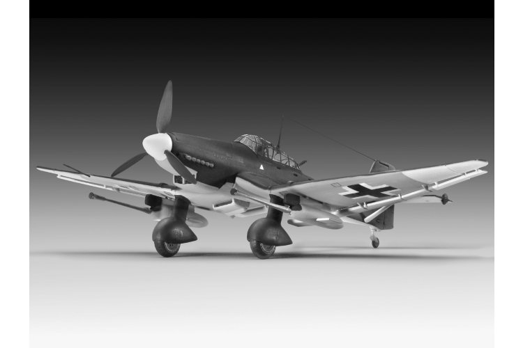 1:72 Revell 74692 Junkers Ju 87 G/D Stuka Tank Buster &ndash; Propeller Aircraft &ndash; Starter Kit - Rev74692 9 - REV74692