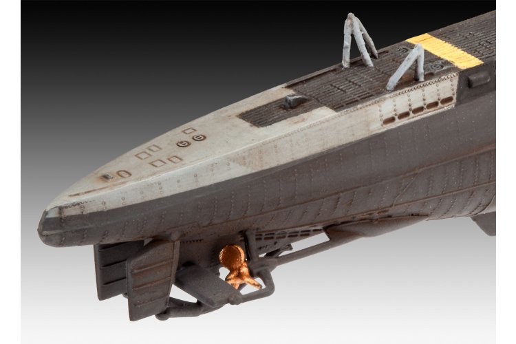 1:350 Revell 75154 Duitse Onderzee&euml;r Type VII C/41 - WWII U-boot - Starter Kit - Rev75154 4 - REV75154