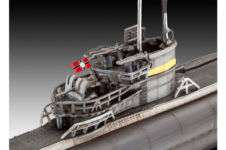 1:350 Revell 75154 Duitse Onderzee&euml;r Type VII C/41 - WWII U-boot - Starter Kit - Rev75154 5 - REV75154