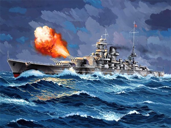 1:1200 Revell 75181 Gneisenau &ndash; Scharnhorst-class &ndash; WWII German Warship &ndash; Battleship &ndash; Starter Kit - Rev75181 7 - REV75181