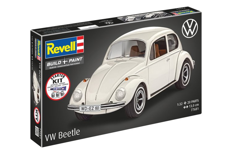 1:32 Revell 77681 Volkswagen VW Beetle - Auto - Starter Kit - Rev77681 11i - REV77681