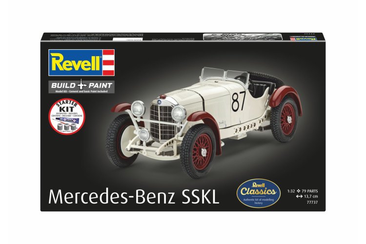 1:32 Revell 77737 Mercedes-Benz SSKL - Klassieke Auto - Starter Kit - Rev77737 11 - REV77737