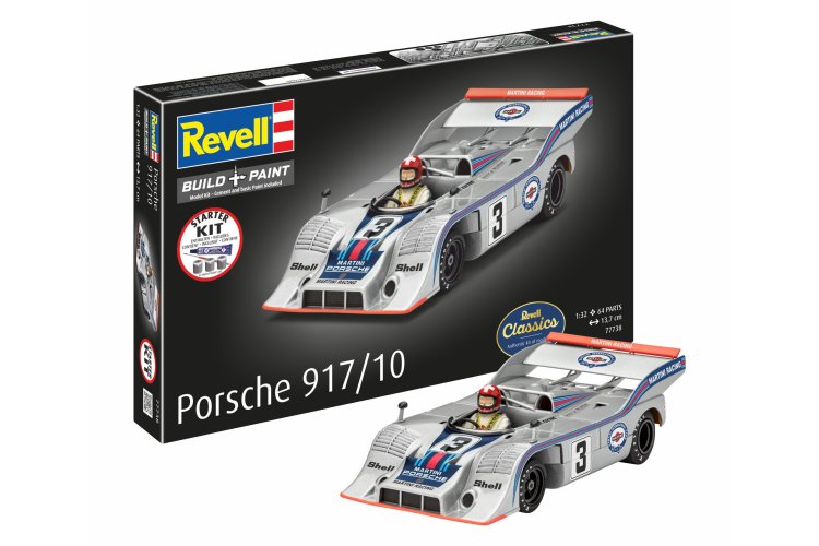 1:32 Revell 77738 Porsche 917/10 &ndash; Race Car &ndash; Starter Kit - Rev77738 1 - REV77738