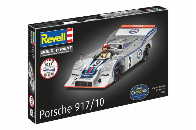 1:32 Revell 77738 Porsche 917/10 &ndash; Race Car &ndash; Starter Kit - Rev77738 10 - REV77738