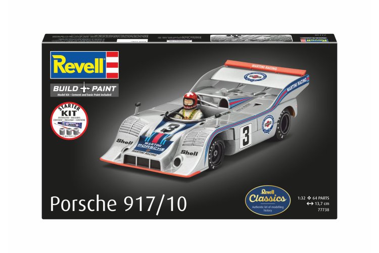 1:32 Revell 77738 Porsche 917/10 &ndash; Race Car &ndash; Starter Kit - Rev77738 11 - REV77738