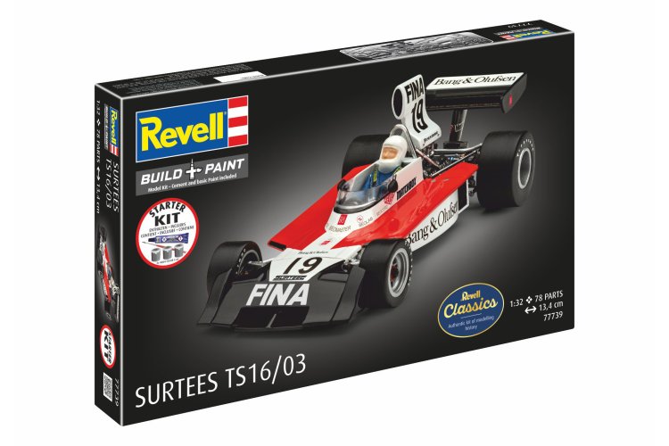 1:32 Revell 77739 Surtees TS16/03 &ndash; Formula 1 Car &ndash; Starter Kit - Rev77739 10 - REV77739