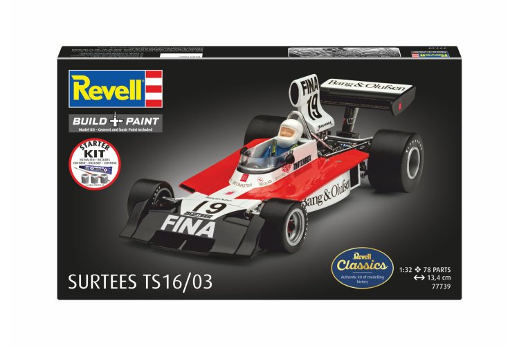 1:32 Revell 77739 Surtees TS16/03 &ndash; Formula 1 Car &ndash; Starter Kit - Rev77739 11 - REV77739