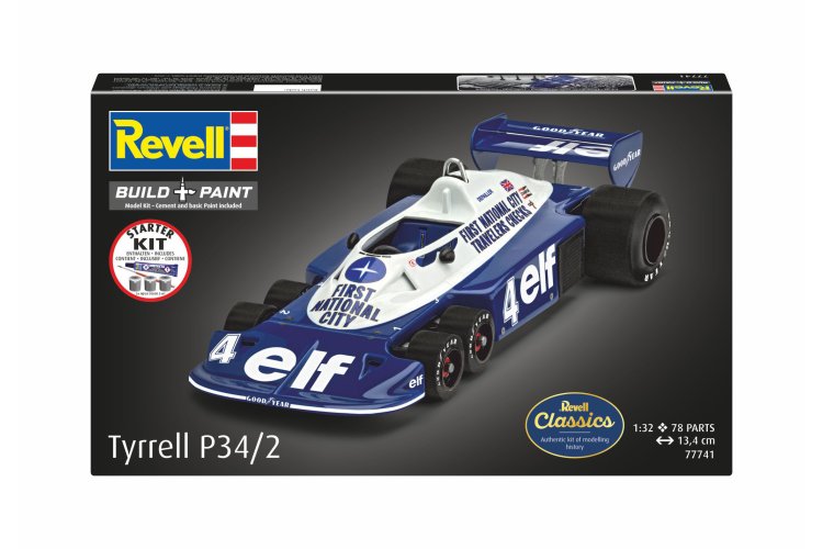 1:32 Revell 77741 Tyrrell P34/2 - Raceauto - Starter Kit - Rev77741 12 - REV77741