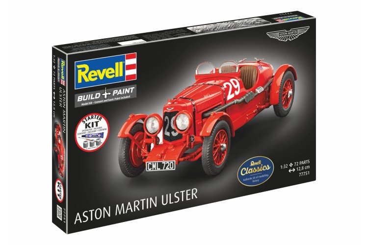 1:32 Revell 77751 Aston Martin Ulster - Britse Klassieke Raceauto - Starter Kit - Rev77751 10 - REV77751
