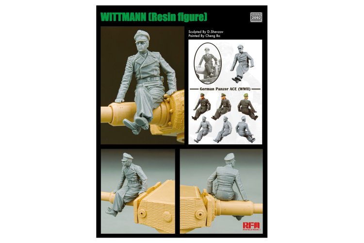 1:35 Rye Field Model 2092 Michael Wittmann - WWII Duits Resin Figuur - Rfm2092 1 - RFM2092