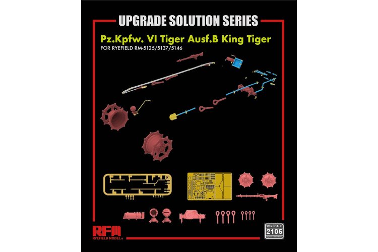 1:35 Rye Field Model 2105 Upgrade Solution Series for Pz.Kpfw. VI Tiger Ausf. B King Tiger &ndash; Rye Field - Rfm2105 2 - RFM2105