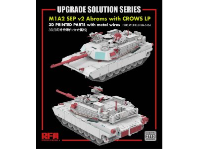 1:35 Rye Field Model 2113 M1A2 SEP v2 Abrams with CROWS LP Upgrade Set for 5156 &ndash; Rye Field - Rfm2113 1 - RFM2113